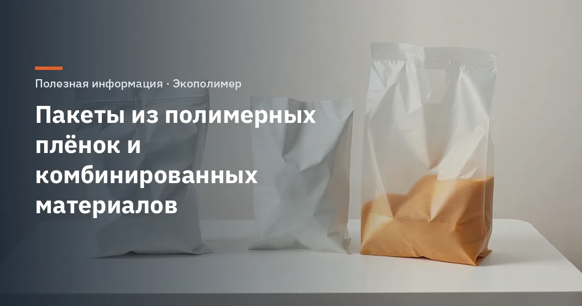 Пакеты из полимерных плёнок и комбинированных материалов
