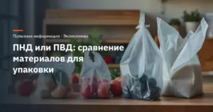 ПНД или ПВД: сравнение материалов для упаковки
