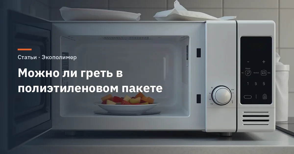Можно ли греть в полиэтиленовом пакете: микроволновка, кипяток, разморозка