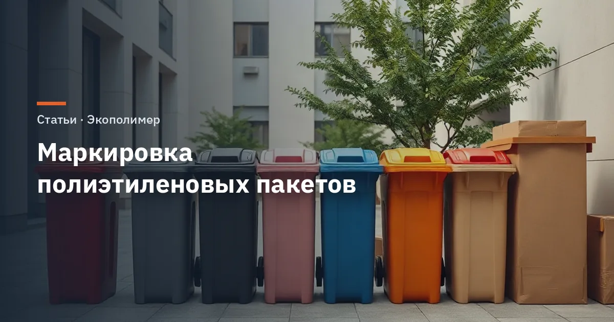 Маркировка полиэтиленовых пакетов: коды 2, 4 и другие знаки