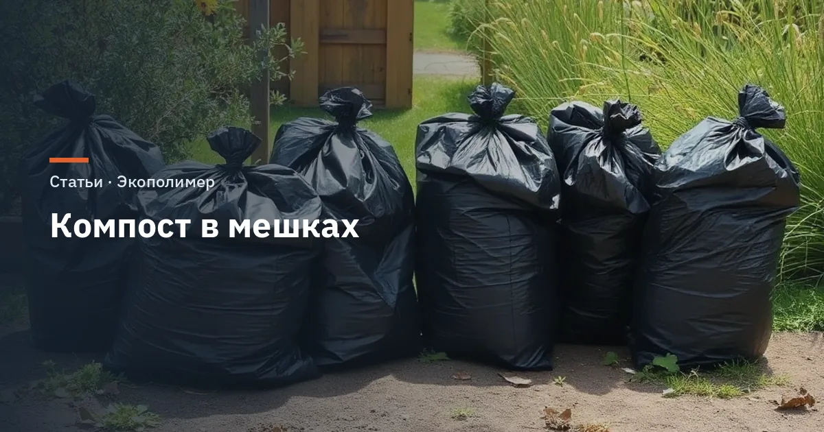 Компост в мешках: как сделать и сколько ждать